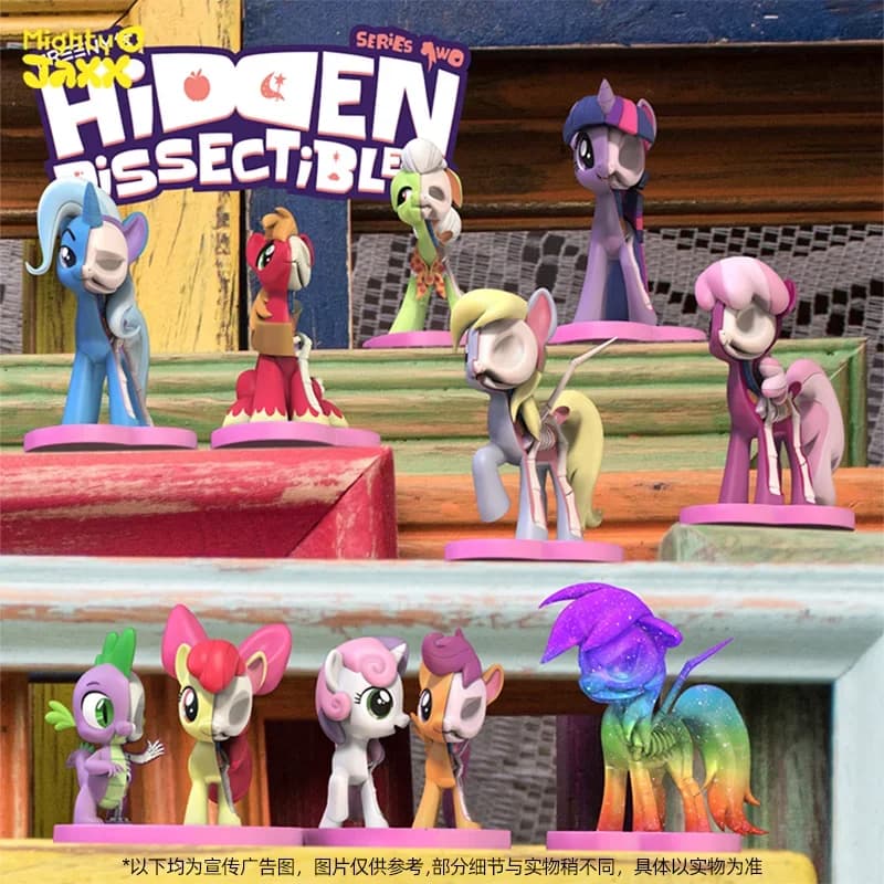 Y My Little Pony Blind Box Toy Mighty Jaxx Freeny dissecolles nascosti serie Two Action Figure Collection ornamento regali