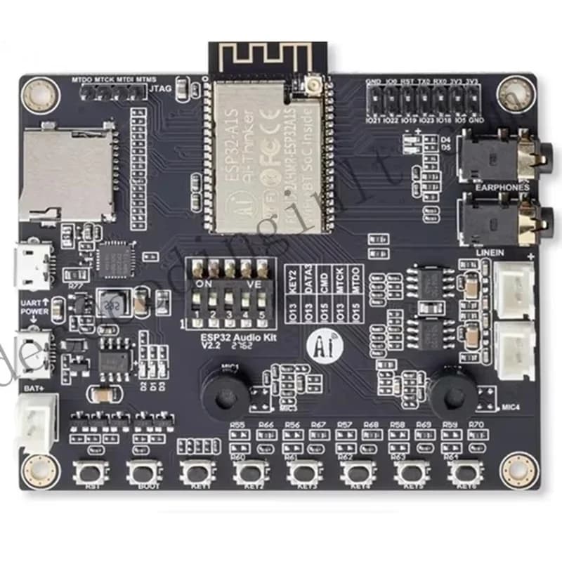 ESP32-Audio-Kit ESP32-A1S Modulo WiFi + Bluetooth a doppia antenna da 4 MB o 8 MB con porta seriale ESP32 a modulo audio WiFi