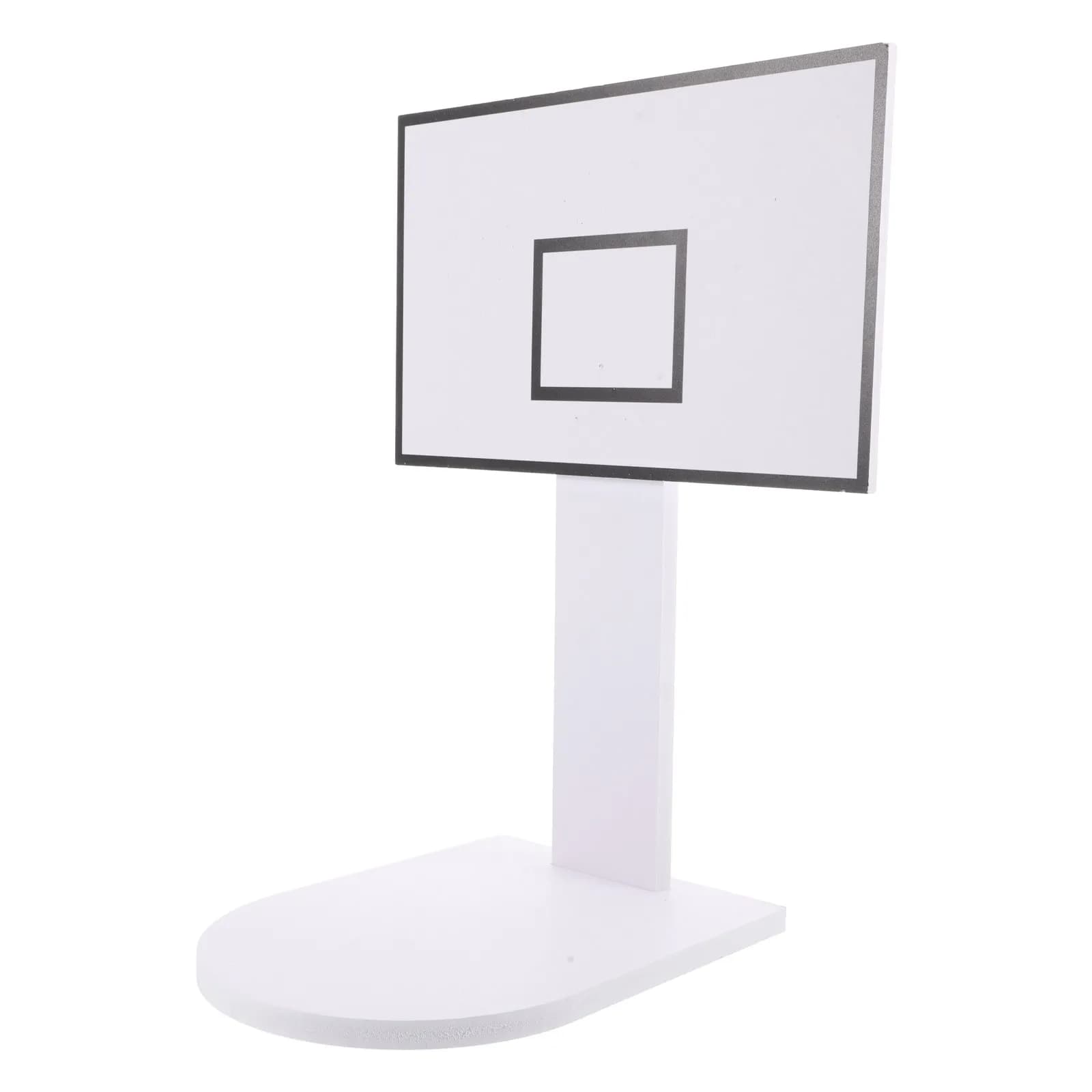 Mini Canestro da Basket da Pavimento Portatile Silenzioso con Supporto per Cestino Integrato per Camera da Letto, Ufficio, Aula