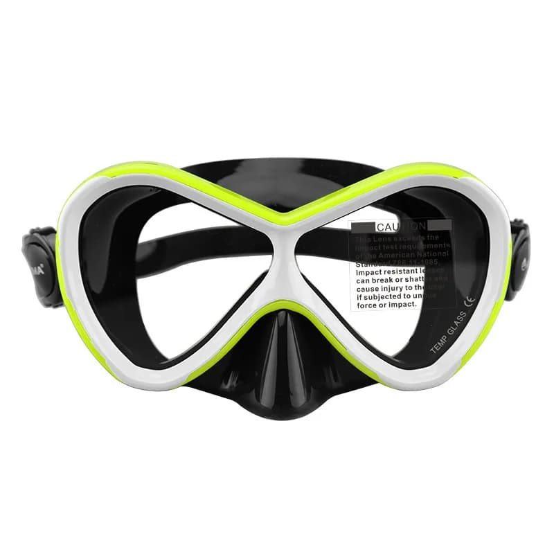 Children's Silicone Sub Snails Nuoto Snorkeling Training Respiratory Mask Eye Protection Swimwear