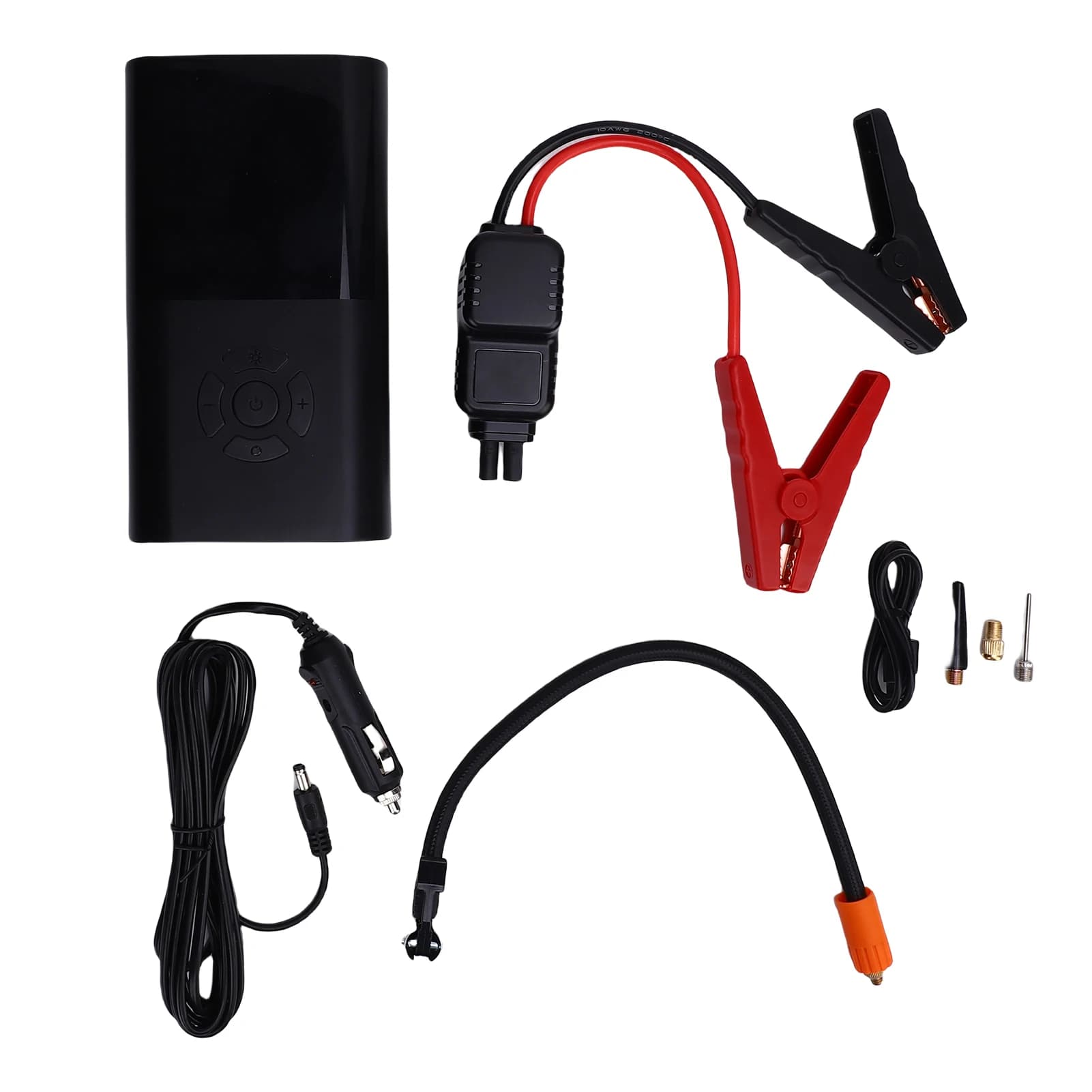 Gonfiatore portatile per pneumatici 5-150PSI, display LCD e avviamento di emergenza, pompa digitale per auto/moto/bici per uso automobilistico