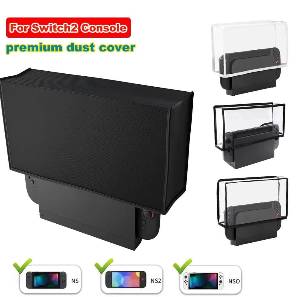 Copertura antipolvere per console Nintendo Switch 2, custodia protettiva antigraffio e antipolvere per accessori Switch 1/OLED