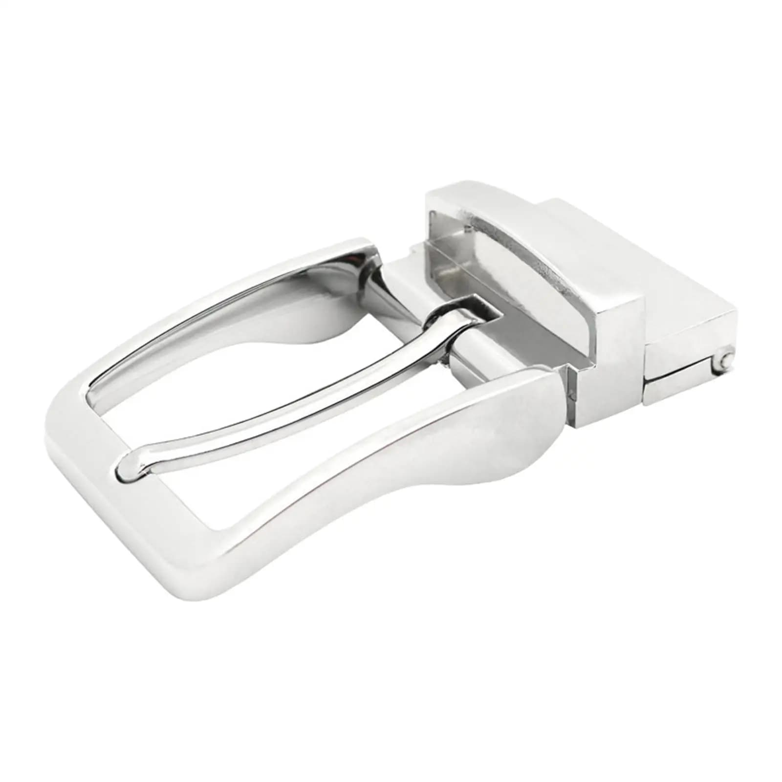 Fibbia per cintura in lega per cinturino in pelle, accessori per cintura classici,