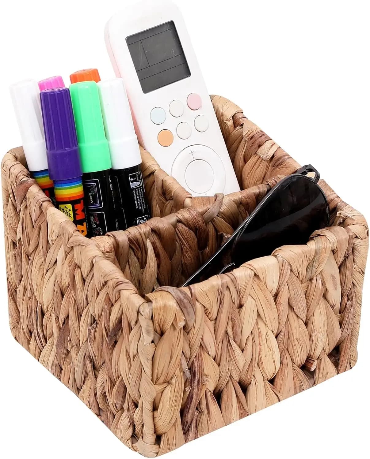 3 compartments, cosmetic box for desk organization