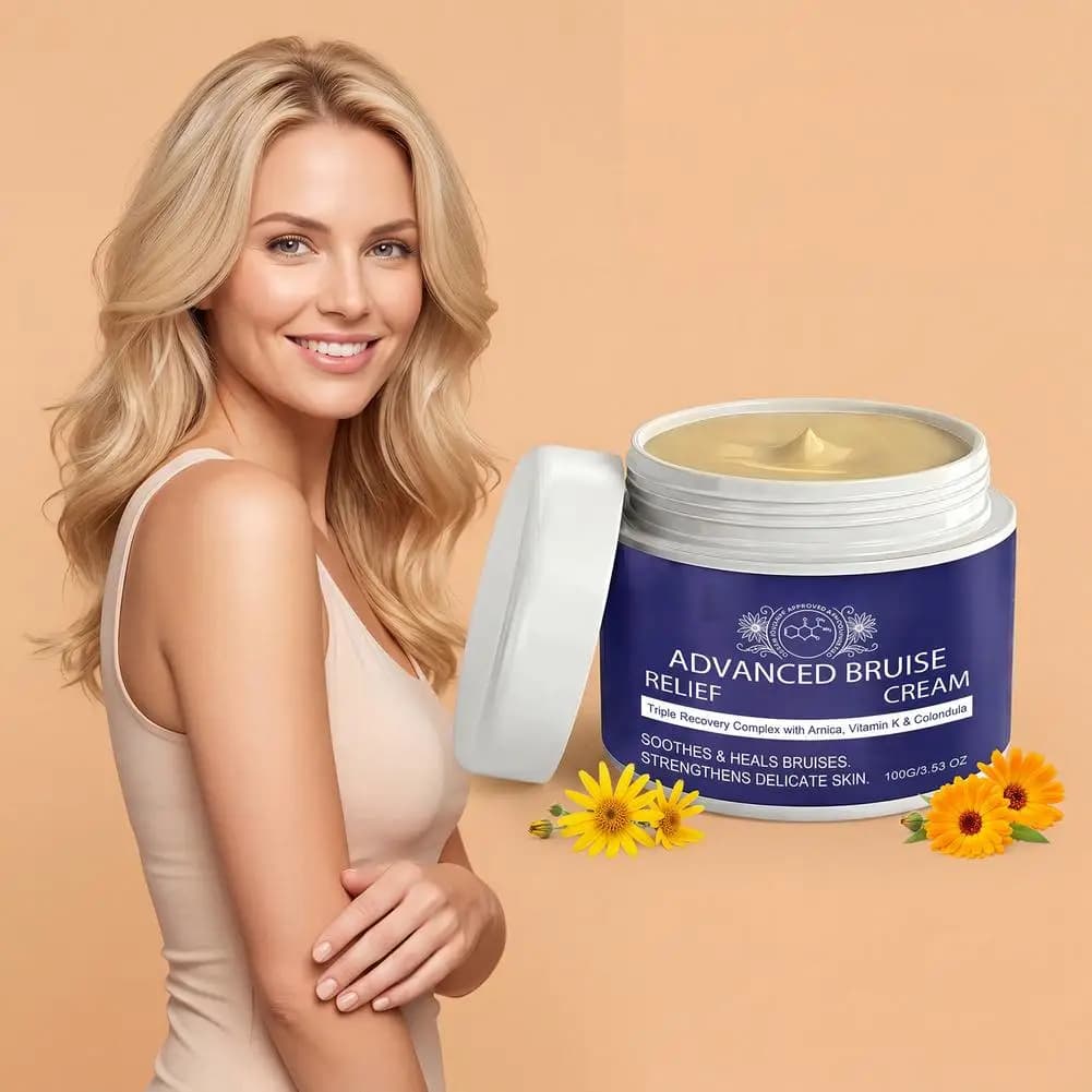 Arnica Bruise Repair Cream Vitamin K Calendula Formula Relieve Swelling Bruises, Gentle Soothing Skin Recovery Daily Body Care