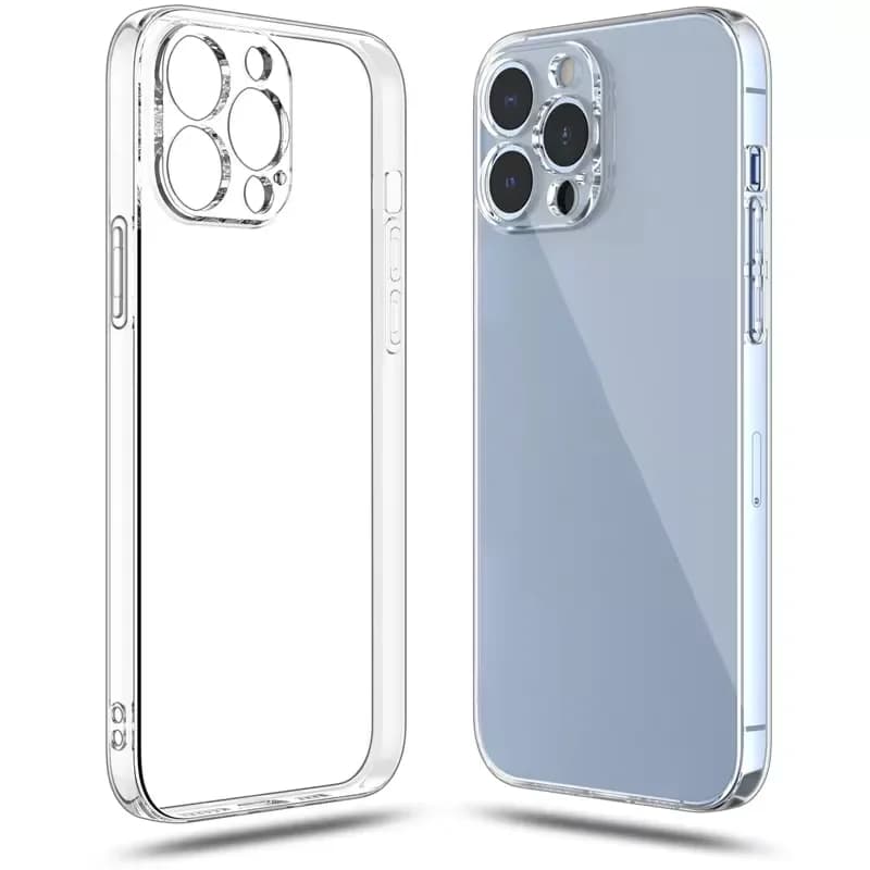 Cover Sottile Trasparente in Silicone TPU Morbido per iPhone 17 Air 17e 16 16e 15 14 13 12 11 Pro XS Max XR X 7 8 Plus SE 2020 2022
