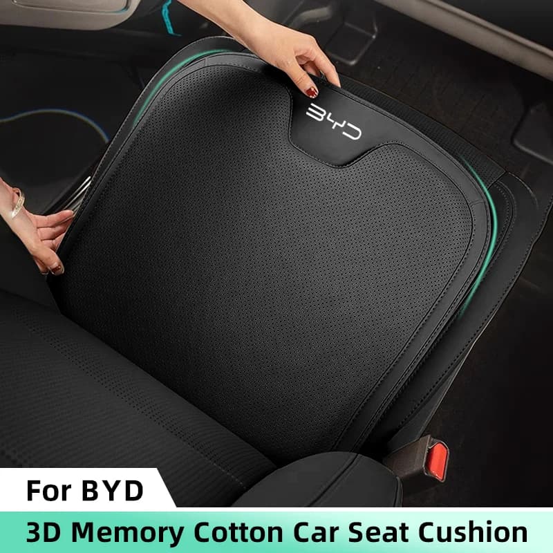 Leather Car Seat Protective Mat for Breathable and Non-slip Seat cushion for BYD Atto3 Han Song plus Seagyll V2l Dolphin F3 E6
