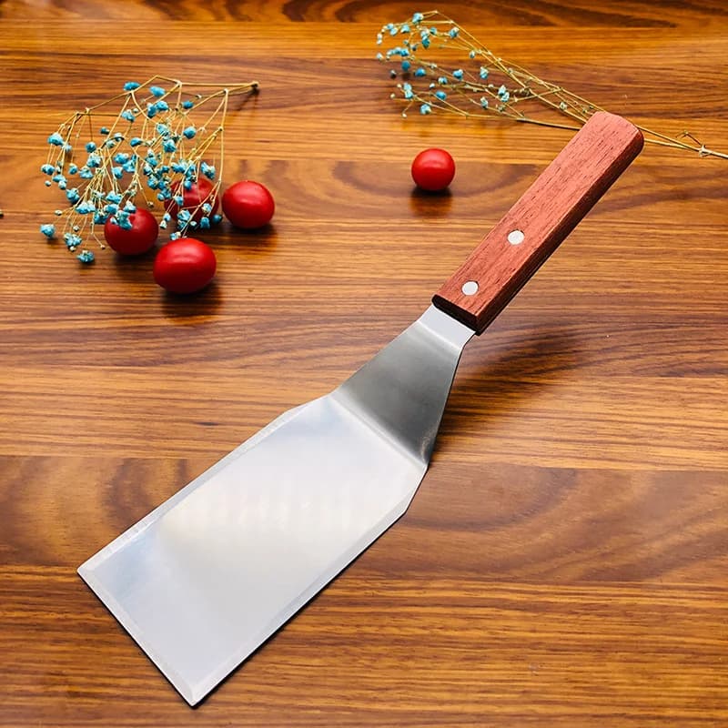 Stainless steel pizza spatula, steak spatula, frying spatula, Teppanyaki pancake tools, spatula cooking utensils for frying the pan
