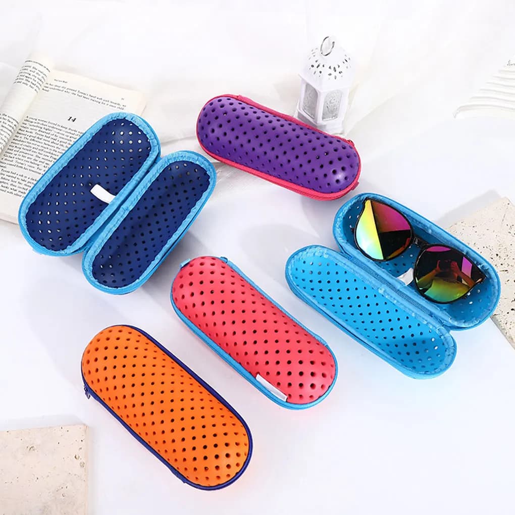 Portable Swim Accessories Glass Holder Box for Small Pink Nuots