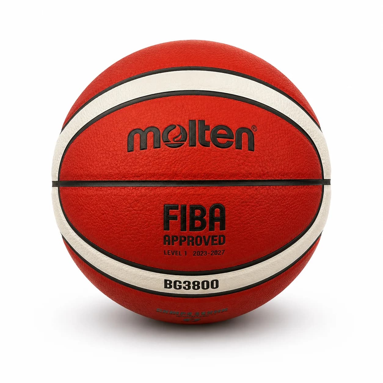 Molten BG3800Basketball - 7-inch Training Ball - Durable for Indoor and Outdoor Use with Excellent Grip