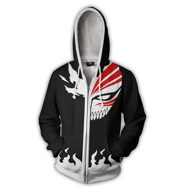 3D Printed Death Note Japanese Anime Hoodie Jacket Cosplay Anime Accessory