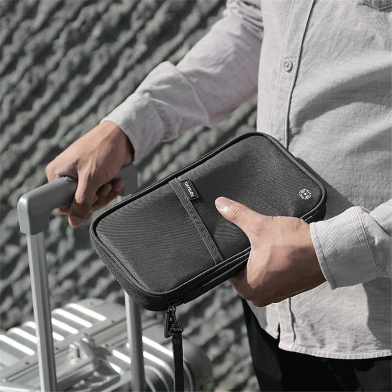 Portafoglio da viaggio per la famiglia, porta passaporti, custodia impermeabile per documenti, organizer, accessori da viaggio, custodia per documenti, porta carte