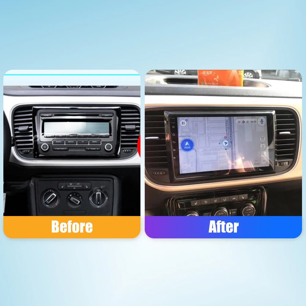 Android Autoradio Lettore Multimediale PerVW Popolare Beetle 2Din Navigazione GPS Carplay Android Auto Autoradio BT WIFI 4G Stereo