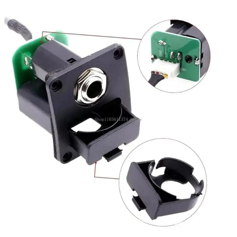 Pickup preamplificatore per chitarra Accordatore digitale Preamplificatore pickup per ukulele Accordatore a 3 bande