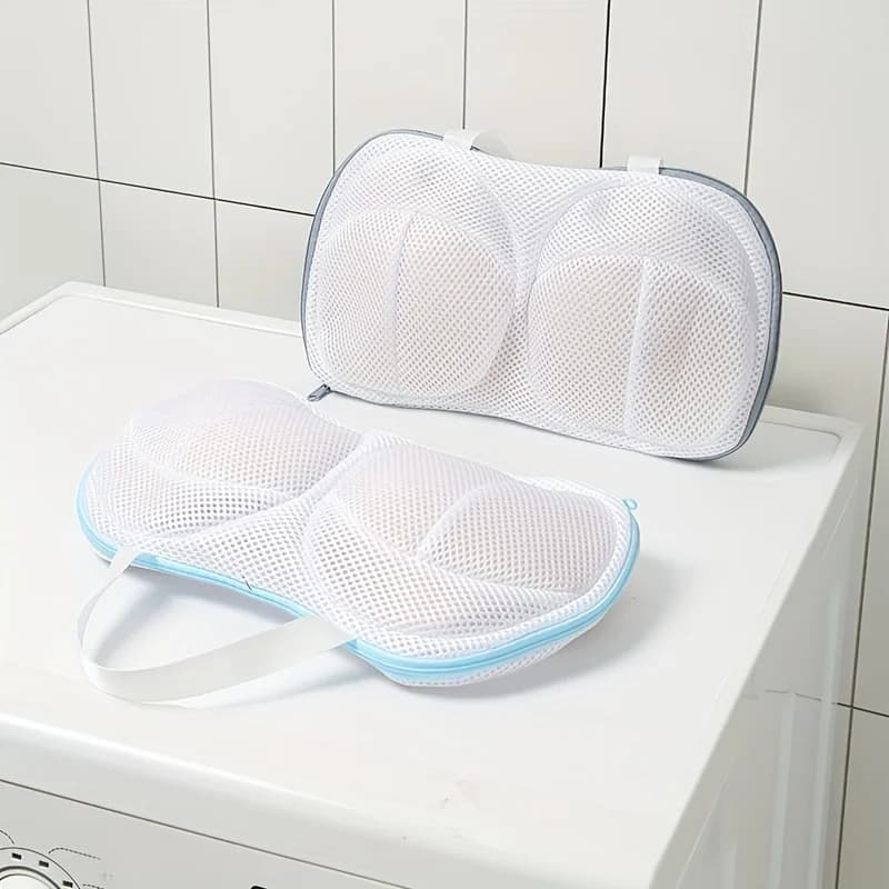 Bags for washing thick net braces (1 or 2 pieces) for domestic use, designed to prevent deformation, suitable for washing machines