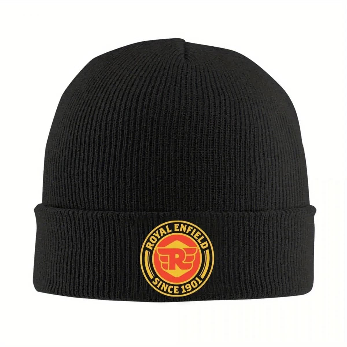 Cappello lavorato a maglia Royal Enfields per donna Uomo Beanie Cappelli autunno inverno Moto Race Berretto caldo melone