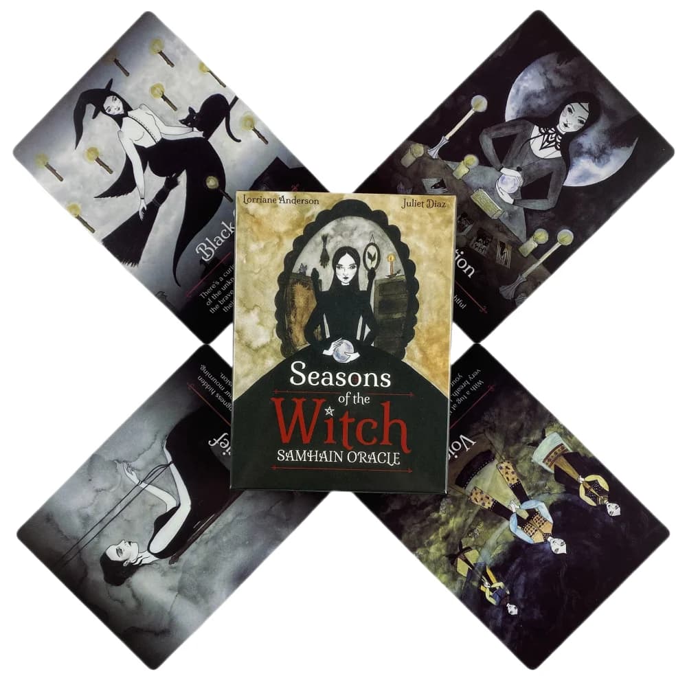 Seasons Of The Witch Samhain Oracle Cards A 44 Tarot English Visions divinazione Edition Deck Borad Playing Games