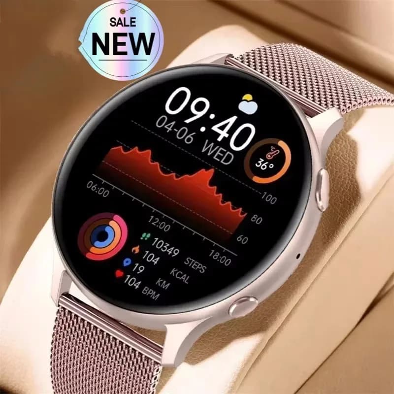 XIAOMI New Smartwatch with Bluetooth Call, Women's Smart Watch, Sporty Fitness Tracker Waterproof, Large HD Screen