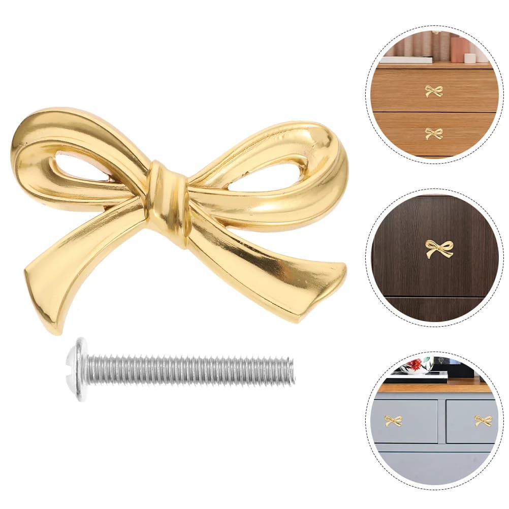 2 pezzi toletta maniglia dell'arco comò oro tira Hardware dell'armadio manopola della porta in ottone decorativo