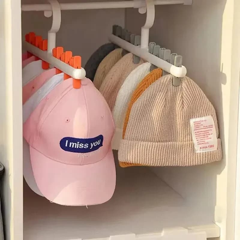Organizzatore appendibile multifunzionale per cappelli, calze, berretti e sciarpe, per armadio e guardaroba