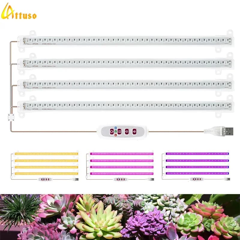Led Coltiva The Light Spectro Complete Phytolamp For Plants 30 Centimeters 5V USB Phyto Bar Lamp Therapy Seeds of Flowers Serra And Hotbeds Tents
