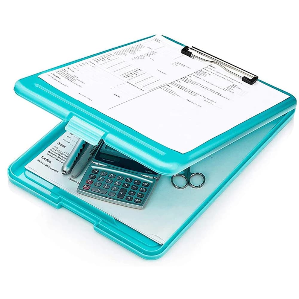 Portable Office Supplies Paper Door Chancellery Case for Light Plastic Documents Notepad A4 Clips Storage Box