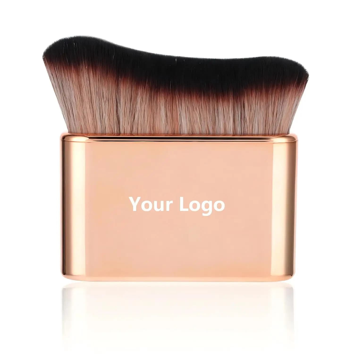 Makeup Brush Private Label, Soft and silky, Vegan, for Body Background, Corrector, Cream, Bronzer, Self-tapping - 10 Pieces