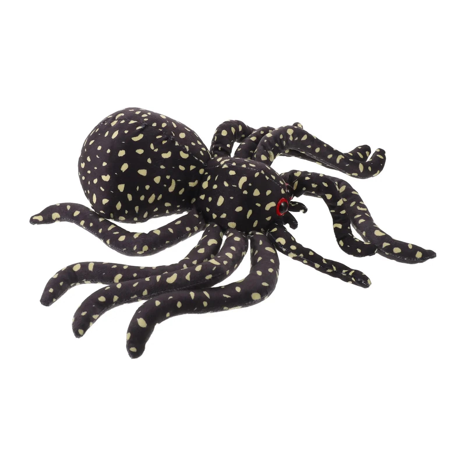 Realistic Spider Stuffed Animal 17.32x9.45 Inch Halloween Party Decoration Cute Animal Plushie for Kids Festival