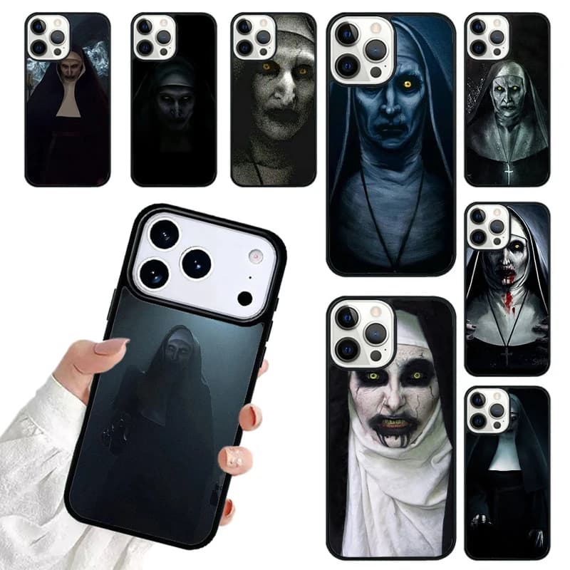 The Nun Horror Movie Phone Case For iPhone 17 16 15 14 13 12 11 Pro Max 17air Shockproof Cover Fundas
