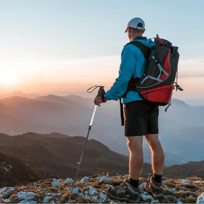 Hiking trekking poles Light aluminium trekking poles Telescopic trekking poles Outdoor walking sticks Balance support