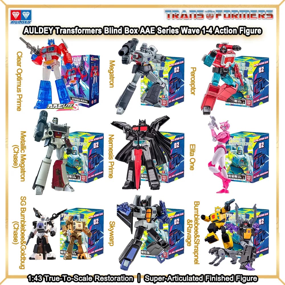 Optimus Prime Transformers G1 Toys AULEDY Super Articulated Model Blind Box Megatron Galactic Action Figure Fast Shipping Gifts