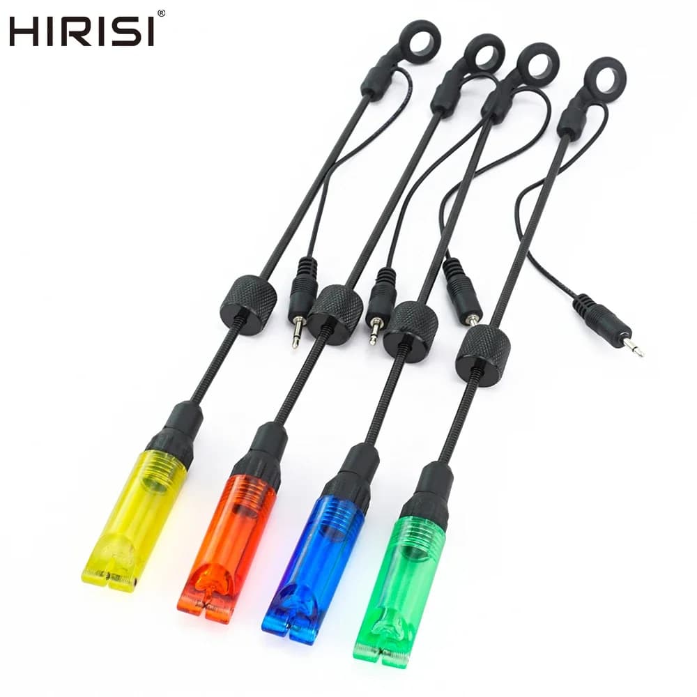 Hirisi Pesca alla carpa LED Swinger Drop Off Indicator Metalli Asta morbida per pesca alla carpa grossolana B2032