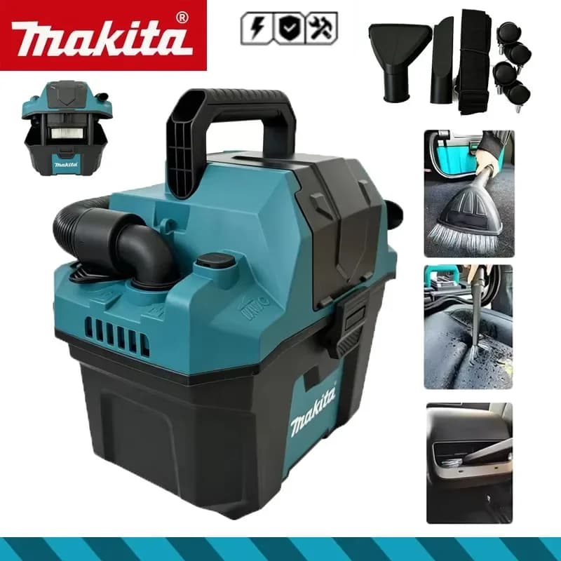 2026 Makita Brushless Vacuum Cleaner Vacuum Cleaner Dust Collector Drum Household Industrial Building Vacuum Cleaner(No Battery)