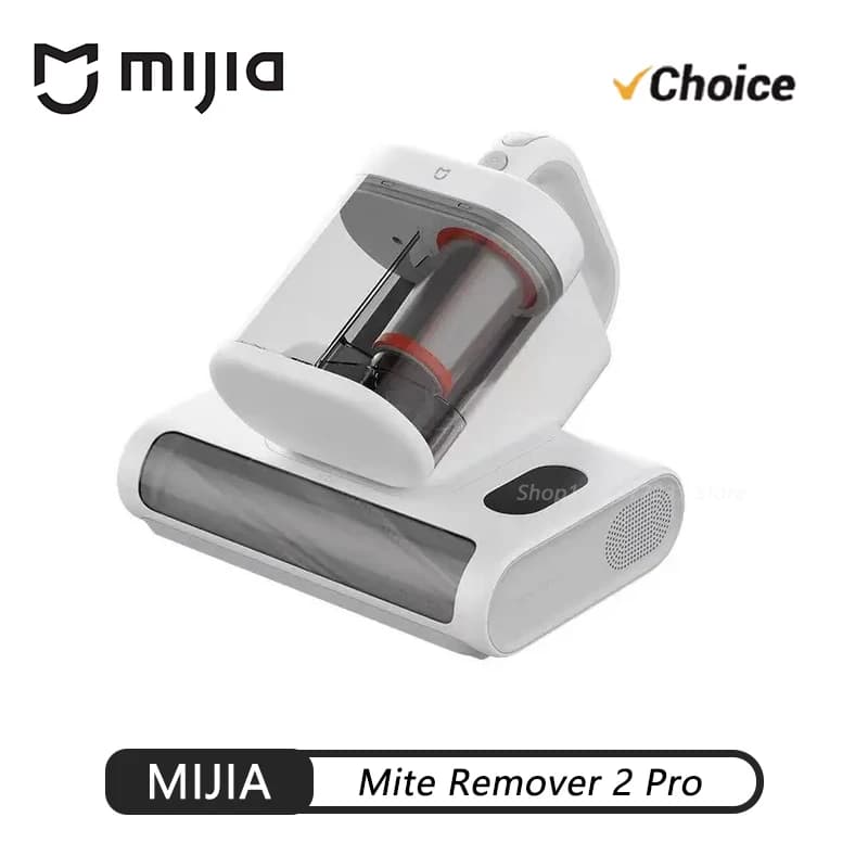 MIJIA Vacuum Mite Remover Brush 2 pro Dual Dust Cup Design quilt UV Sterilization Handheld Dust Removal Vacuum Cleaner