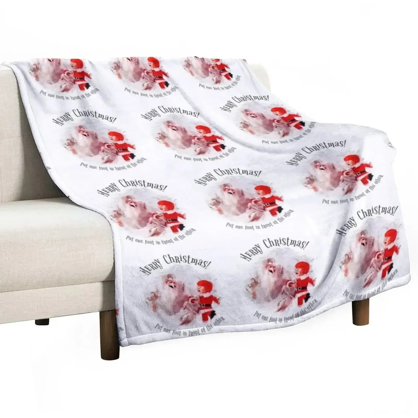 New Christmas Put One Foot in Front of the Other Throw Blanket Luxury Thicken Sleeping Bag Luxury Throw manga Beach Blankets