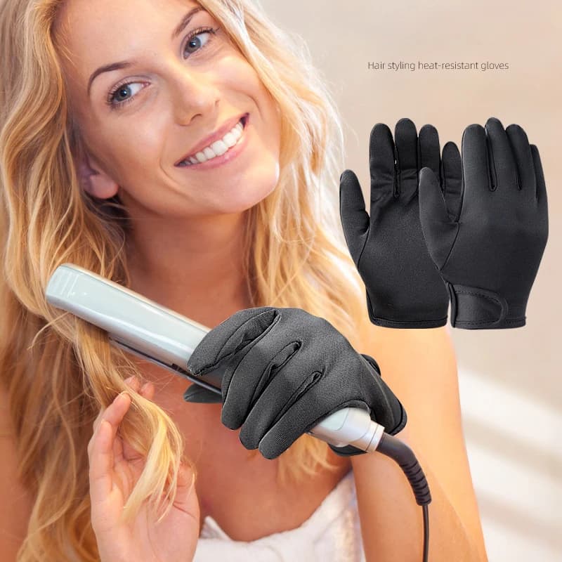 Protective Glove Resistant to Hair Heat, for Hair Stressing and Harnessing, Styling Tools