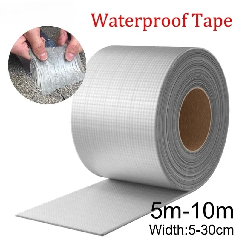 Waterproof Tap High Temperature Resistance Aluminum Sheet Addens Butyl Tape Pool Wall Crepe Roof Repair ducts Sealed Tap