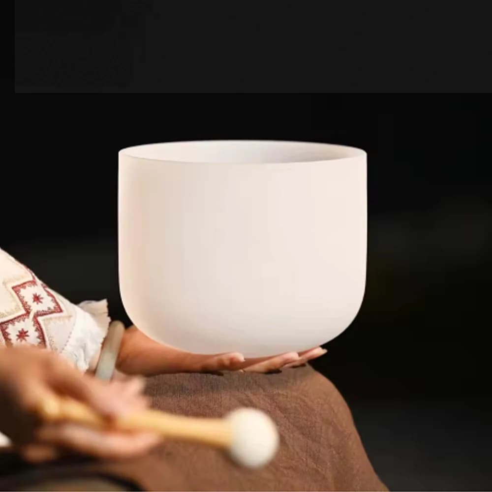 Hye-eun 8 Inch 528hz C Note Singing Bowl Musical Meditation for Sound Healing Yoga Stituo Relaxtion Balance Chakra Bowl