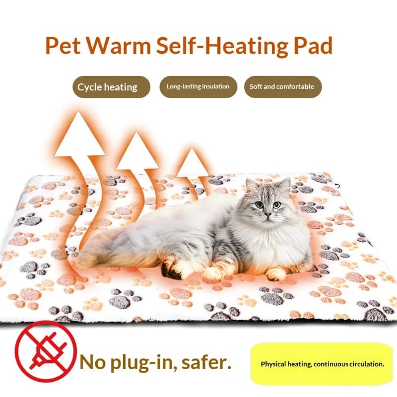 Tappetino per cuccia per cani e gatti, coperta calda e spessa in lana d'agnello per autunno e inverno, prodotti per animali domestici