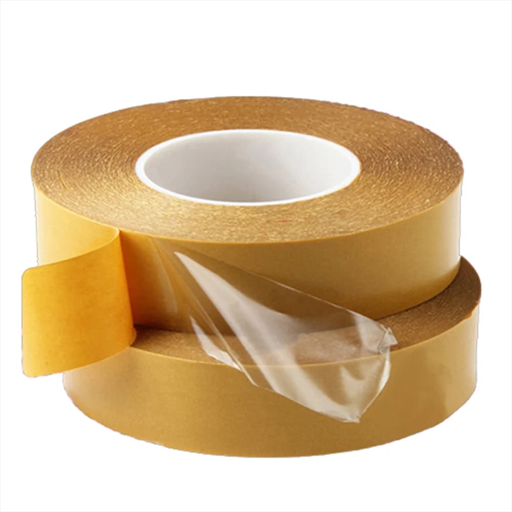 Nastro biadesivo PET resistente alle alte temperature da 50 m Nessuna traccia Nastro biadesivo resistente al calore trasparente