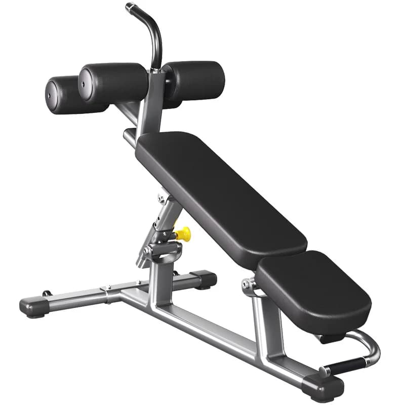 Commercial Gym Exercise Equipment Bench with Handlebars for Adjustable Steel Waist Press 2025 New
