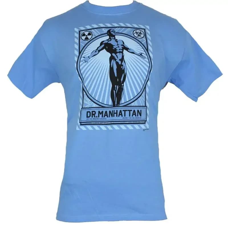 The Watchmen Adult New T Shirt Atomic Power Pose Stylized Box Pic