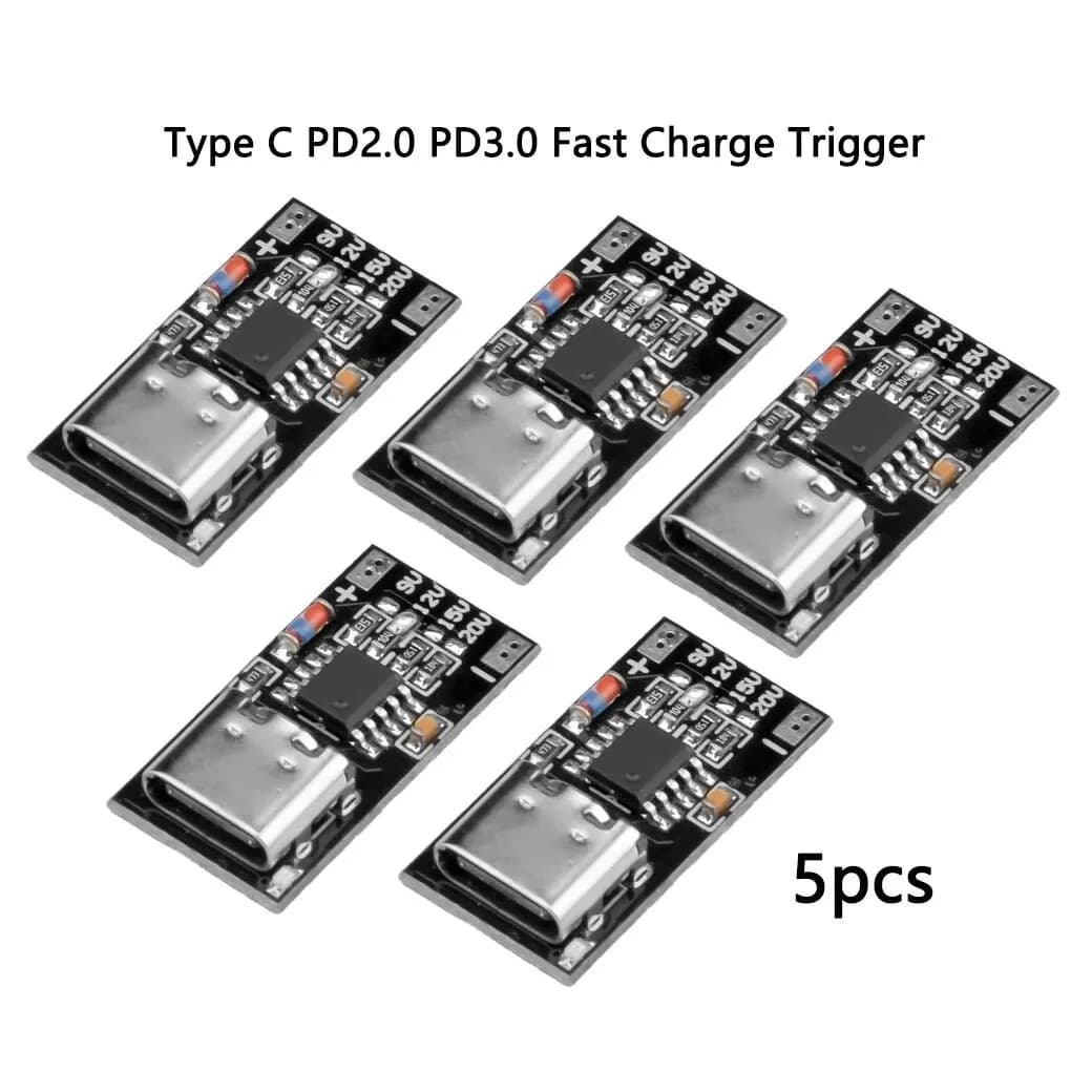 5 pz Tipo C PD2.0 PD3.0 Carica Veloce Trigger Polling Rivelatore USB Boost Alimentazione Modulo di Cambio Scheda Caricatore Diymore