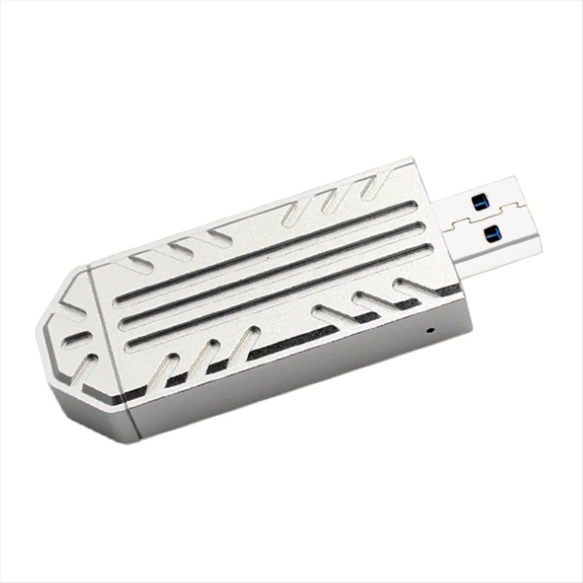 Vendita calda Custodia SSD M.2 NVME Custodia esterna USB 3.2 Gen2 10Gbps Tipo-A + Tipo-C Scatola adattatore M2 NVME Supporta SSD 2230 M.2 NVME