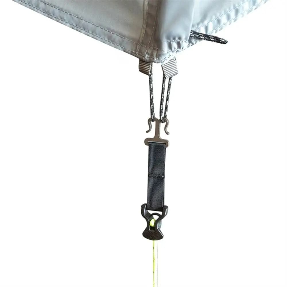 Double Door Tent String Tensioner Stainless Steel Wind Curtain Buckle for Camping Tent Support for Adjustable Pull-up Tent String