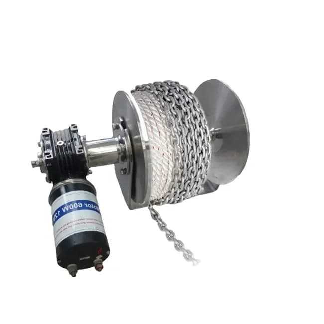 High Quality 12V/24V Electric Vertical Anchor Windlass Winch Marine Boat Anchors Accessories