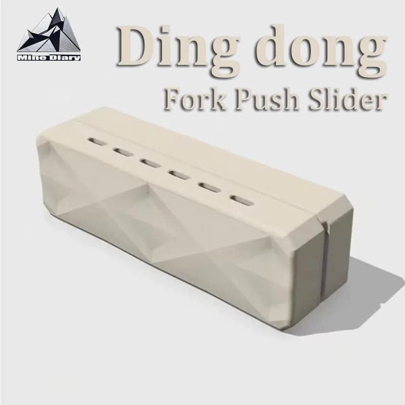 ZD PEEK Tuning Fork EDC Direct Push Slider Fidget Toys Mechanical Intensive Fidget Slider ADHD Fidget Spinner Stress Relief Toys