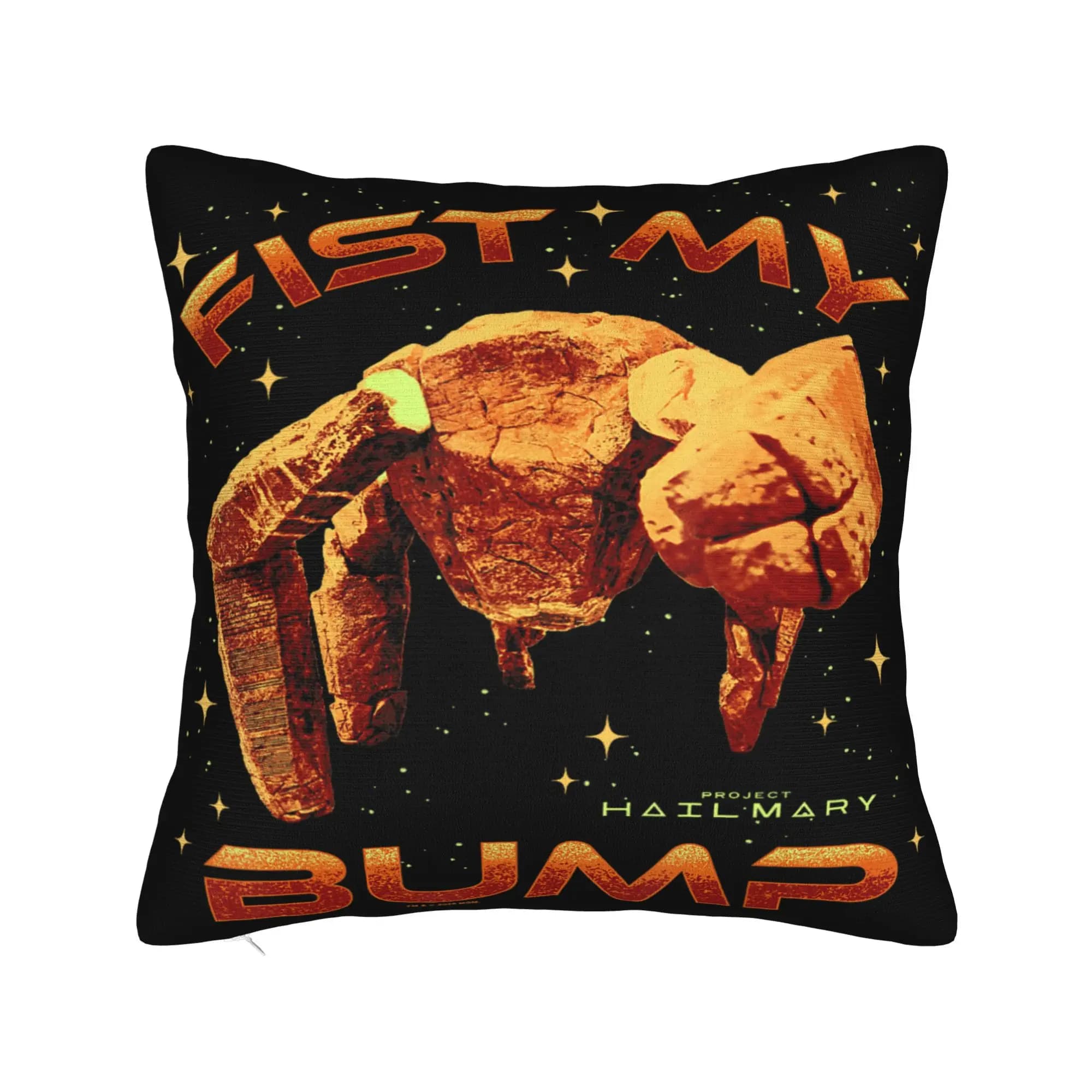 Project Hail Mary Fist My Bump Rocky The Alien Poster Copricuscino Retro Trendy per Divano, Poltrona e Camera da Letto