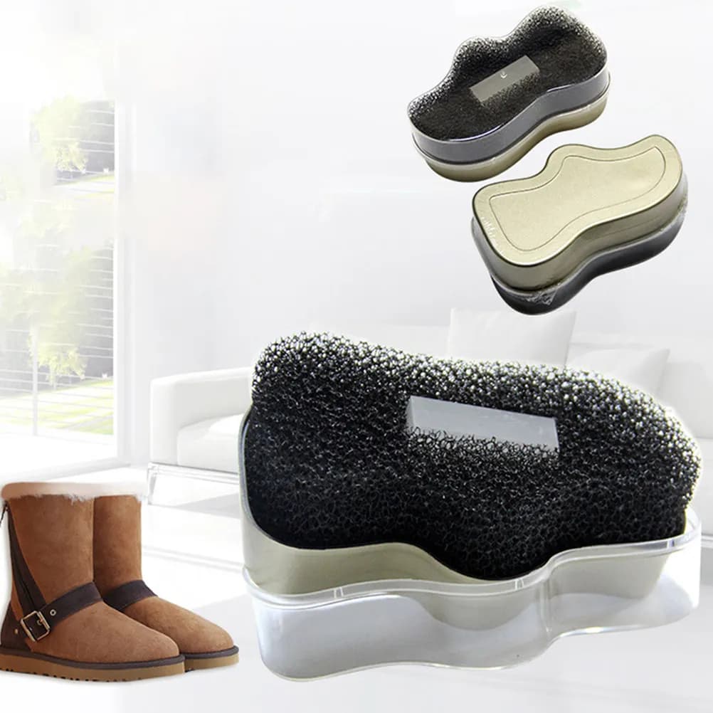 Spazzola per Scarpe ad Alte Prestazioni per Pulizia e Lucidatura di Stivali in Pelle Scamosciata e Sneakers, Efficiente e Leggera, Portatile