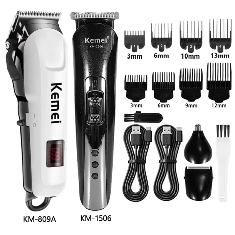 Kemei haircut Km-809A Km-1506 Km-2024 Professional haircuts Electric haircut cutter for men